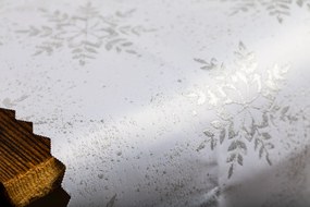 Dekorstudio Luxusný Vianočný behúň na stôl s vločkami - strieborný SW15 Rozmer behúňa (šírka x dĺžka): 40x140cm
