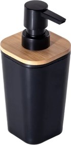Dávkovač na mydlo NATUREO 200 ml, čierny