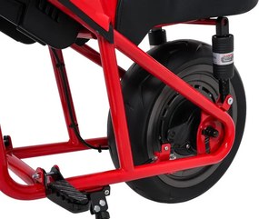 Elektrická motorka SUPERMOTO červená