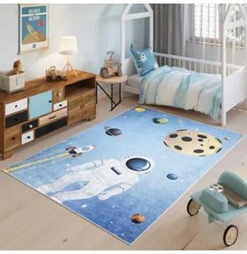 Detský koberec s vesmírnym motívom