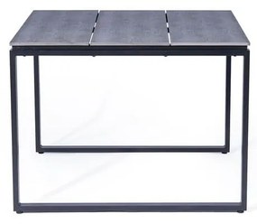 Súprava 2 ratanových jedálenských stoličiek Carla a čierneho stola Strong - Bonami Essentials