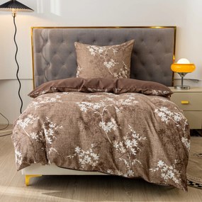 Mikroflanelové obliečky BRONIVA hnedé Rozmer obliečky: 70 x 90 cm | 140 x 200 cm