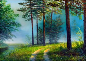 Obraz - Olejomaľba krajiny (70x50 cm)
