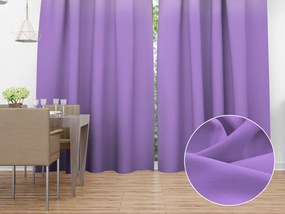 Biante Dekoračný záves Rongo RG-038 Svetlý fialový 140x180 cm