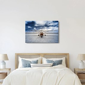 Obraz motorového lietadla (90x60 cm)