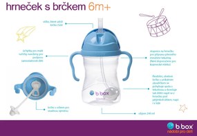 Hrnček so slamkou - GELATO pistáciová 240 ml