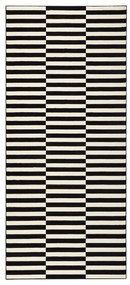 Čierny/krémovobiely koberec 80x200 cm Gloria – Hanse Home