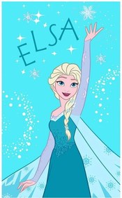 Detský uterák Ľadové kráľovstvo - Frozen - motív princezná Elsa - 100% bavlna - 30 x 50 cm