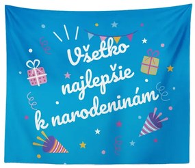 Sablio Deka Všetko najlepšie k sviatku 2: 150x120 cm