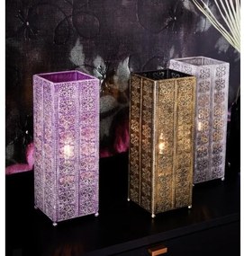 Markslöjd 108224 - Stolná lampa AGRA 1xE14/18W/230V fialová