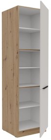 Potravinová kuchynská skrinka Sayla 60 DK-210 2F (kašmír + dub artisan). Akcia -20%. Vlastná spoľahlivá doprava až k Vám domov. 1121443