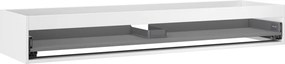 Mexen Box-A, závesná skrinka 160 cm, 1 zásuvka, biela matná, 91AX0-1600-235-1-01
