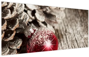 Obraz - Vianočné ozdoby (120x50 cm)