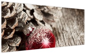 Obraz - Vianočné ozdoby (120x50 cm)