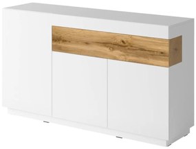 Komoda Silke 43 dub wotan/biely lesk