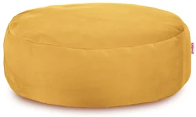 Plyšová podnožka horčičová