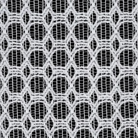 ZÁCLONA NA KRÚŽKOCH CARMEN 140X250 CM BIELA