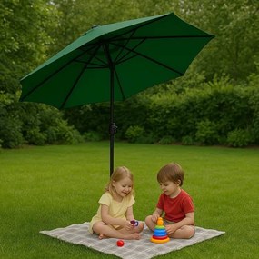 Záhradný slnečník 270 cm s naklápaním béžová