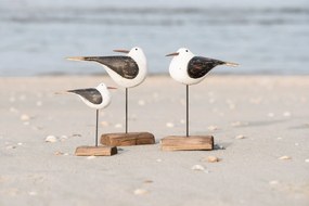 Ib Laursen Drevená dekorácia Bird Nautico 13,5 cm