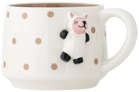 Biely keramický detský hrnček na kakao 370 ml Dolly – Bloomingville Mini