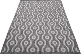 TA Koberec FG81A TMAVO ŠEDÝ CANSAS FOW Rozmer: 60x100 cm