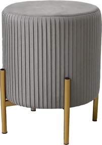 CH Taburetka na nožičkách Star II - sivá