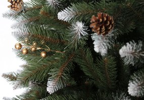 Vianočný stromček Smrek so šiškou a zlatou jarabinou 150 cm