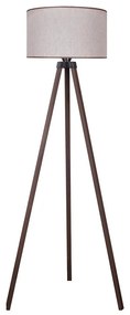 Duolla - Stojacia lampa 1xE27/60W/230V pr. 44 cm béžová/hnedá DU82634SB