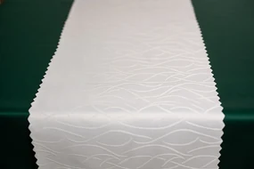 Dekorstudio Teflónovy behúň na stôl Waves - biely