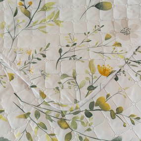 Prehoz na posteľ CITRUS GARDEN, biely Rozmer: 170 x 210 cm