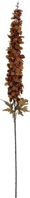 Dekorácia umelá kvetina ostrôžka Delphinium s hnedým kvetom - 8*8*124 cm