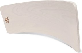 Drevená balančná doska kinderboard biela