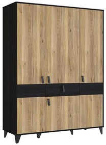 Šatníková skriňa 150 Liona LYAS831-M688 dub Mauvella/dub Cabezone