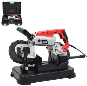 Pásová píla so základňou a prenosným kufríkom oceľová