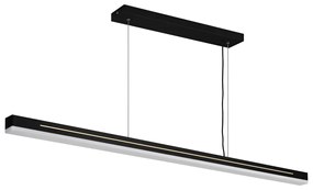 NORDLUX LED závesné svetlo nad jedálenský stôl SKYLAR, 25 W, teplá biela, čierna