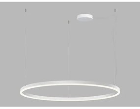 LED2 - LED Stmievateľný luster na lanku CIRCLE 80W/230V 3000K/4000K pr. 100cm biela