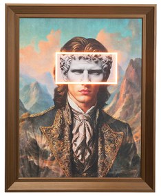 LED Art Gentleman obraz viacfarebný 80x100 cm