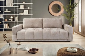 Rozkladacia pohovka Dante, béžová štruktúrovaná tkanina