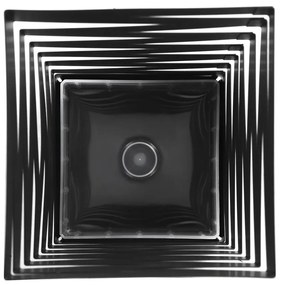 Kovový stojan na dáždniky Loft Black, 49x15,5 cm