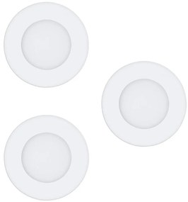 Eglo 97111 - SADA 3x LED zapustené svietidlo FUEVA-RW 1xLED/2,8W/230V