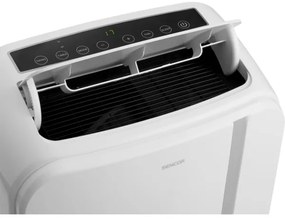 Sencor - Inteligentná mobilná klimatizácia 3v1 1450W/230V 12000 BTU Wi-Fi biela + DO