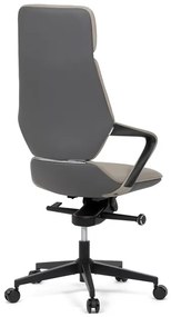 Autronic BONTEC Kancelárske kreslo, synchrónny mechanizmus, šedá ekokoža, KA-T8426 GREY Farba: Modrá
