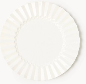 Porcelánové plytké taniere's reliéfnym vzorom Antonin, 4 ks