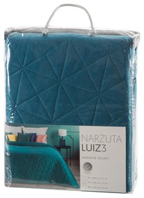 EUROFIRANY PREHOZ NA POSTEĽ LUIZ3 170X210 CM TMAVOTYRKYSOVÝ