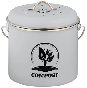 Kuchynský kompostér s objemom 3,5l RD51221, sivá