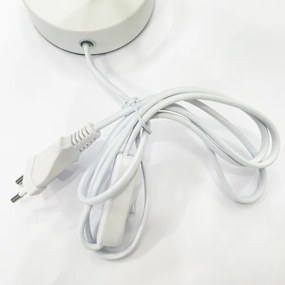 ONLI - Stolová lampa BOLLICINE 1xE14/6W/230V 22 cm biela