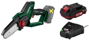 Parkside®  Aku reťazová píla Paghs 20-Li C3 + Akumulátor 20 V/2 Ah PAP 20 B1 + Nabíjačka na akumulátor 20 V/2,4 A PLG 20 C1  (800010746)