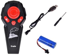 Veľká retro lokomotíva RC0700 s diaľkovým ovládaním, svetlom, parou a realistickým zvukom