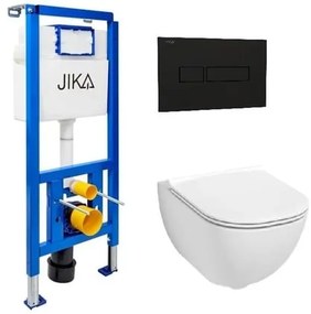 Závesný WC set do ľahkých stien / predstenová Jika Mio-N KMPLMODUL
