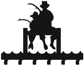 Vešiak na stenu do chodby RYBÁRI